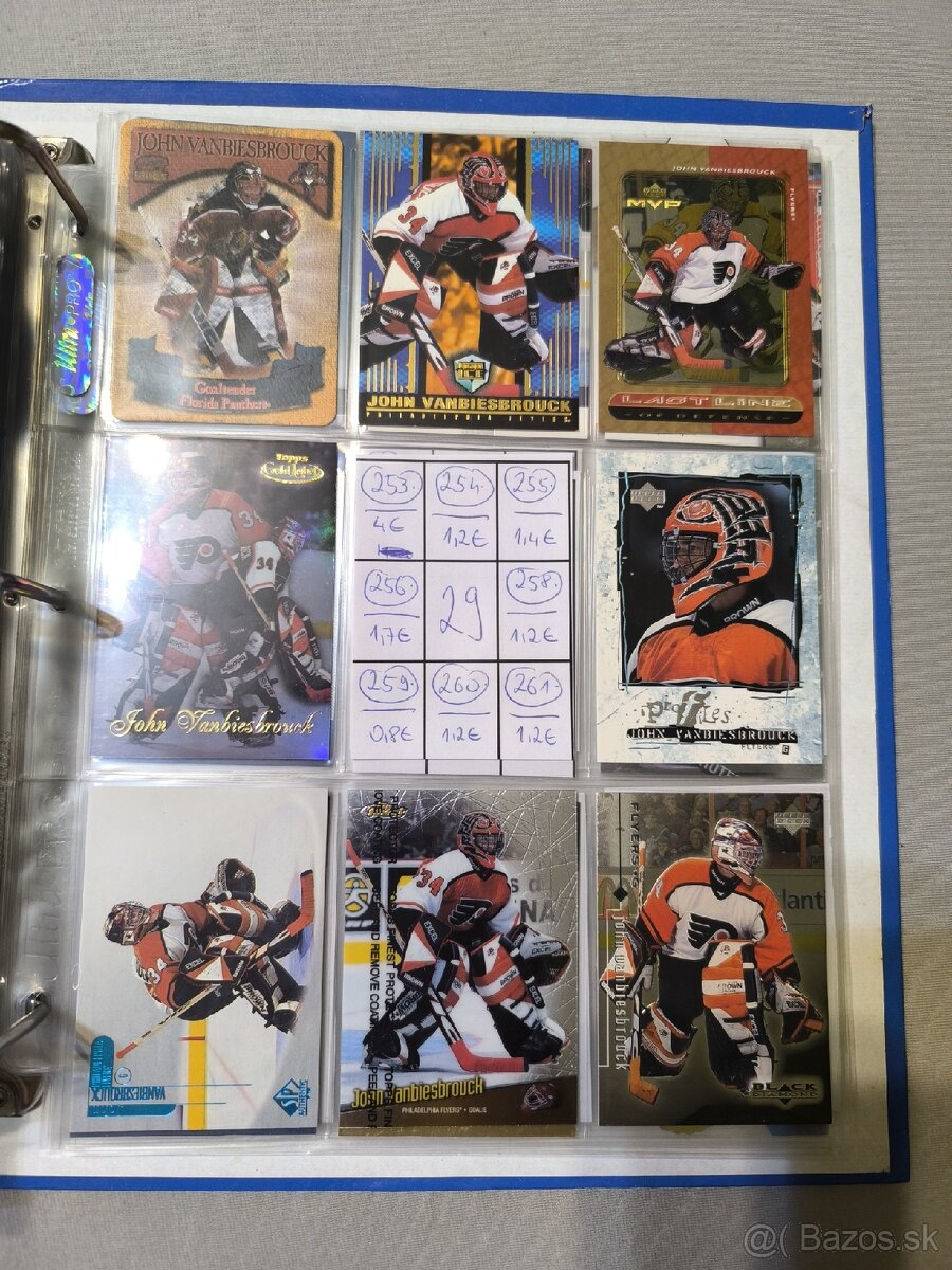 Hokejové kartičky - John Vanbiesbrouck 2 - 9