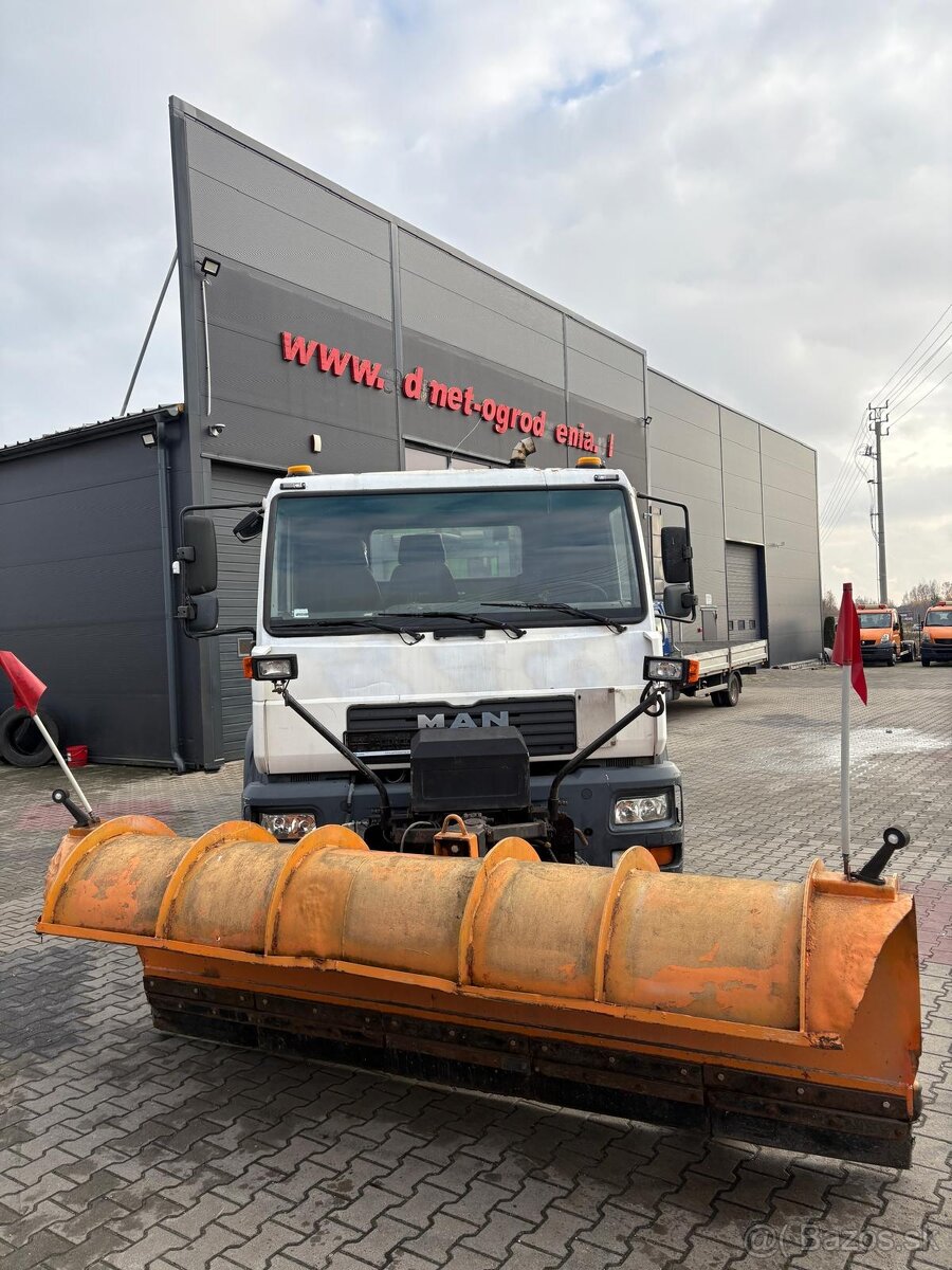 MAN LE 18.250 / TGM / HAKOVY / SOLARKA SCHMIDT / PŁUG - 9