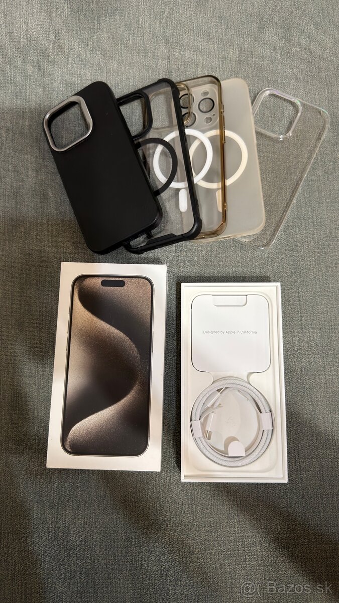 iPhone 15 pro 128gb Natural Titanium - 9