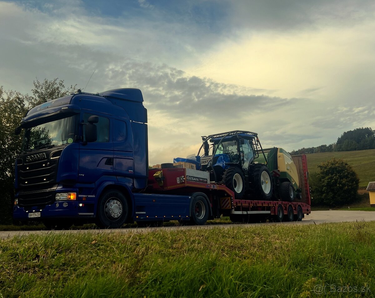 Preprava strojov podvalníkom , preprava materiálov - 9