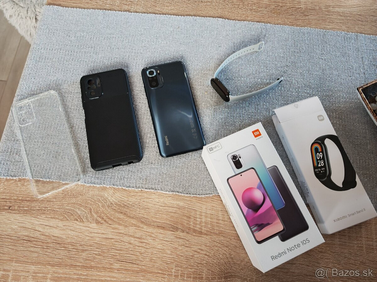 Xiaomi Redmi Note 10S Xiaomi band 8 - 9