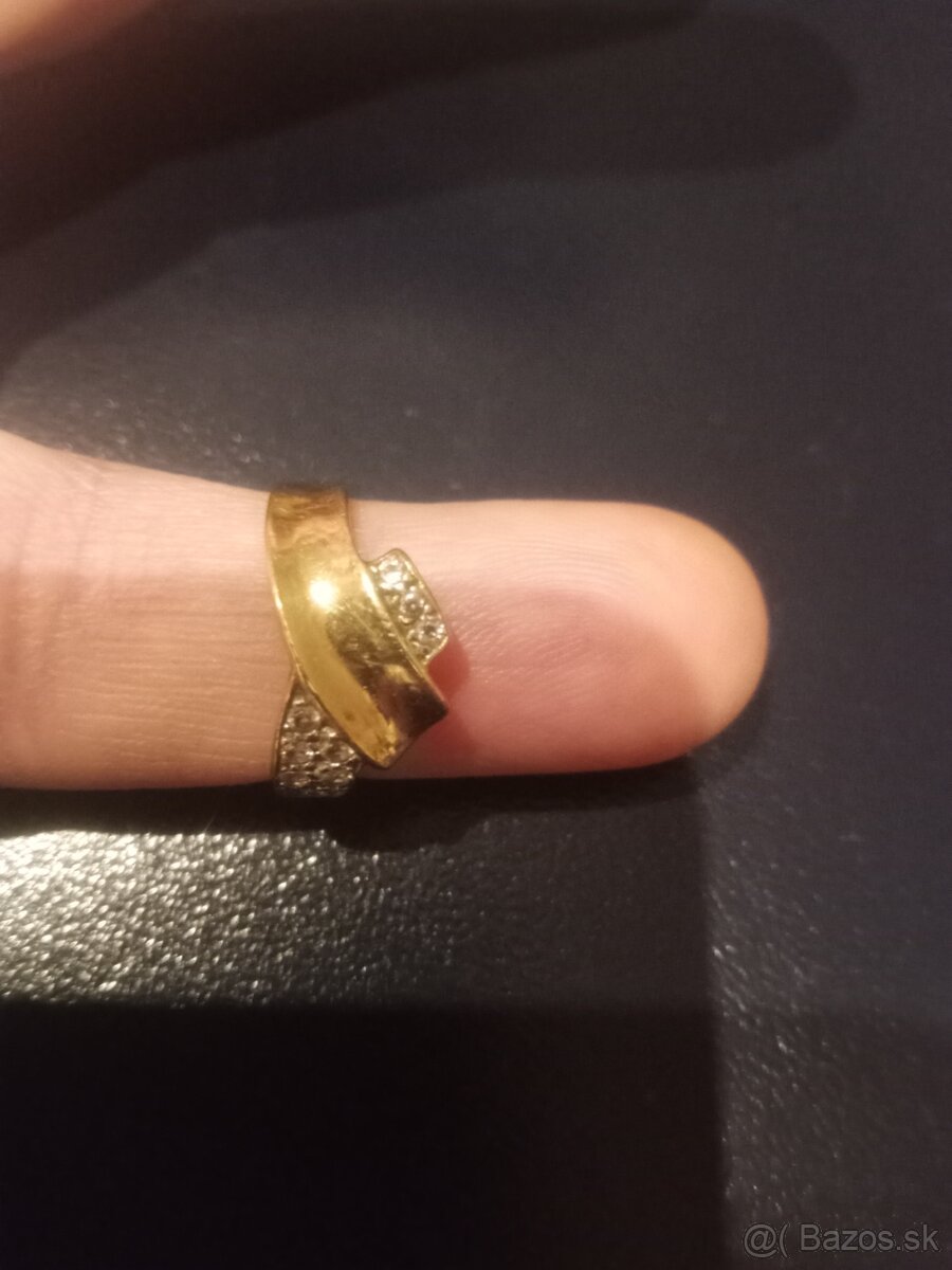 Prstene zlaté náušnice - 9