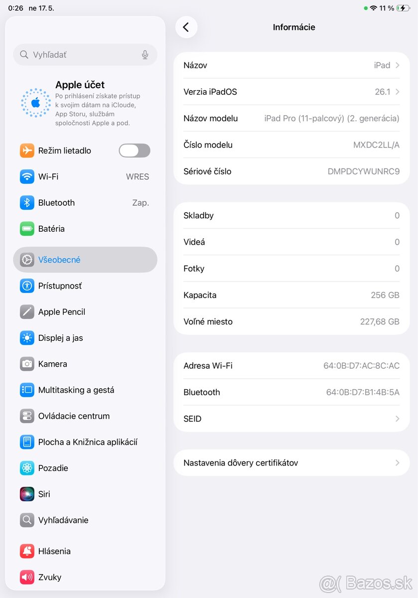 iPad Pro 11 256GB Space Gray (2. generácia) - 9