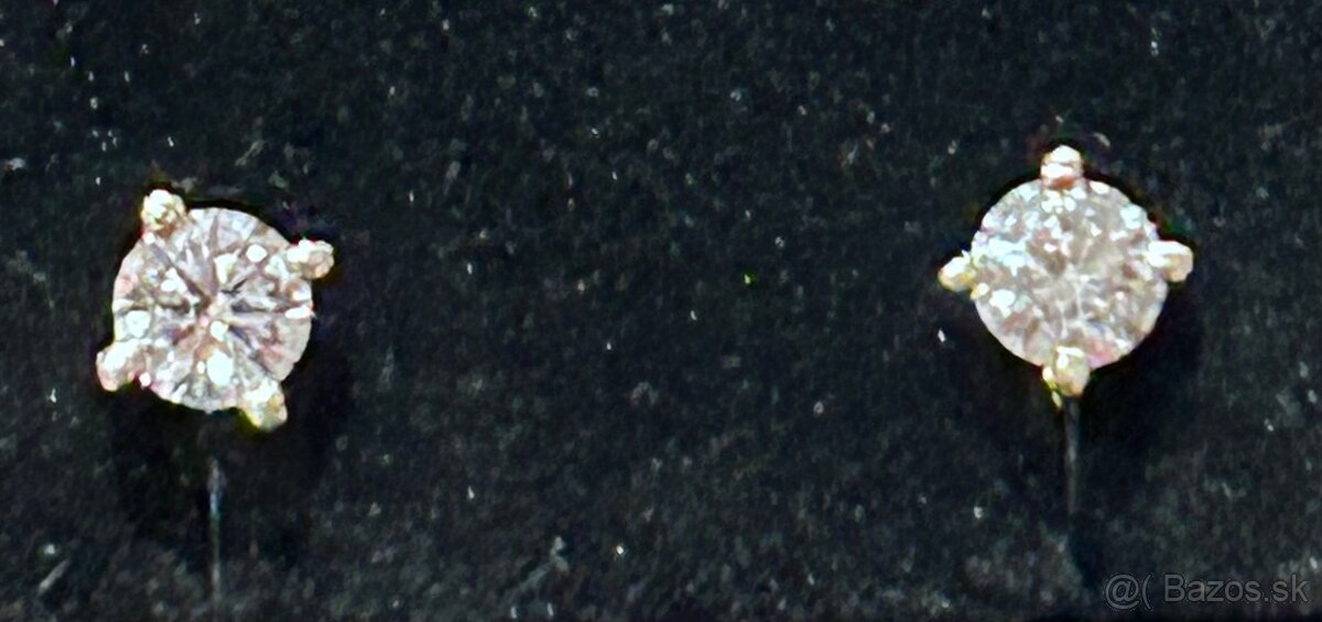 Diamantové náušnice 0,52ct - 9