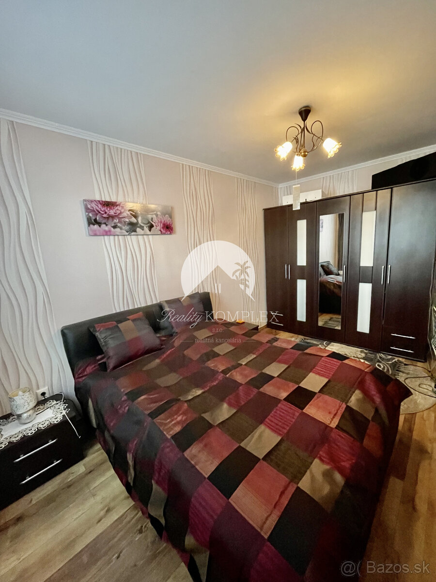 Reality KOMPLEX s.r.o. Vám ponúka 3-izbový byt s loggiou po - 9