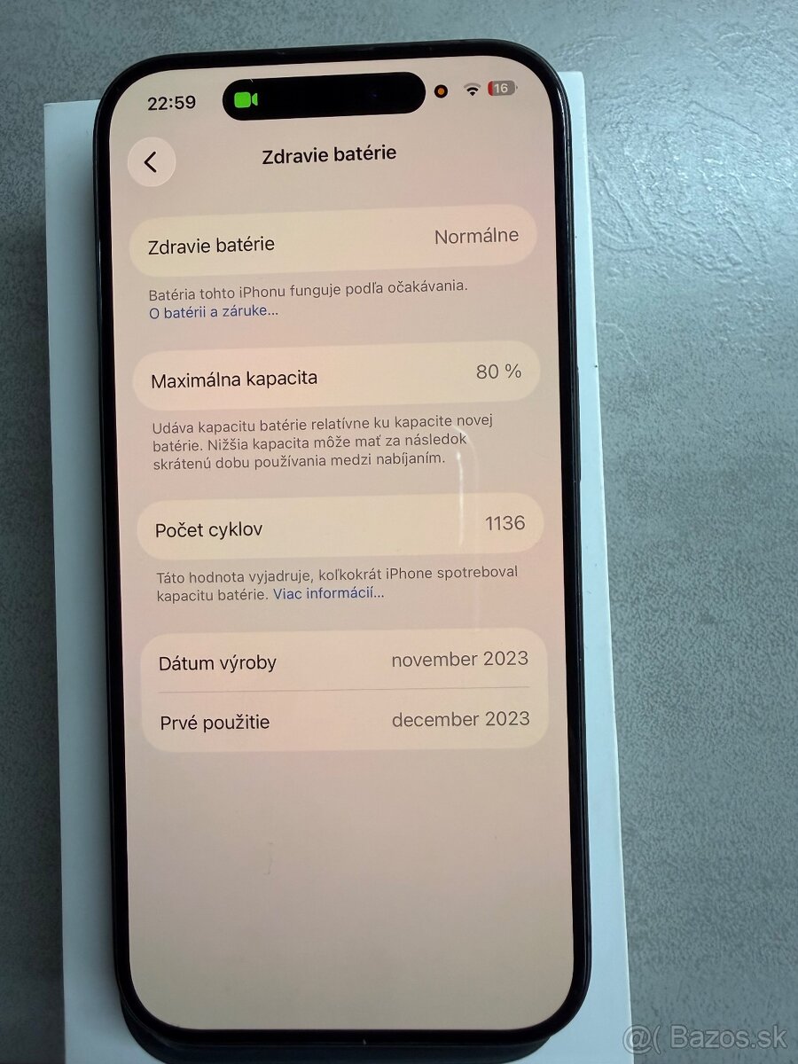 iPhone 15 pro, black titanium, 128GB - 9