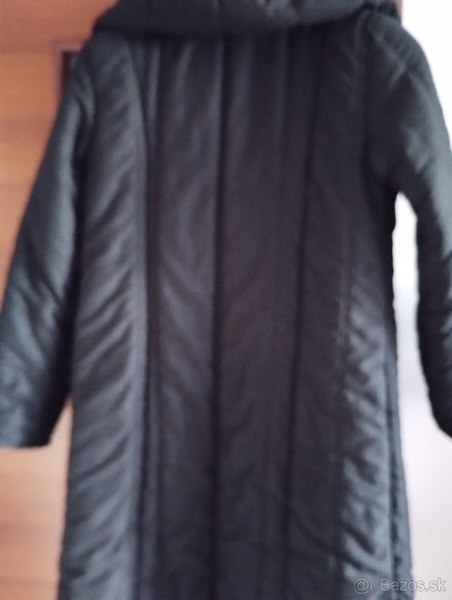 Kabát tmavomodrý a čierny - 9