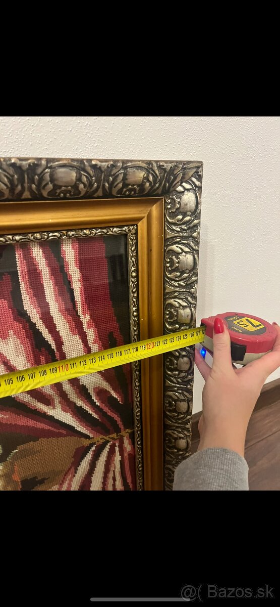 Gobelinové obrazy a rám - 9