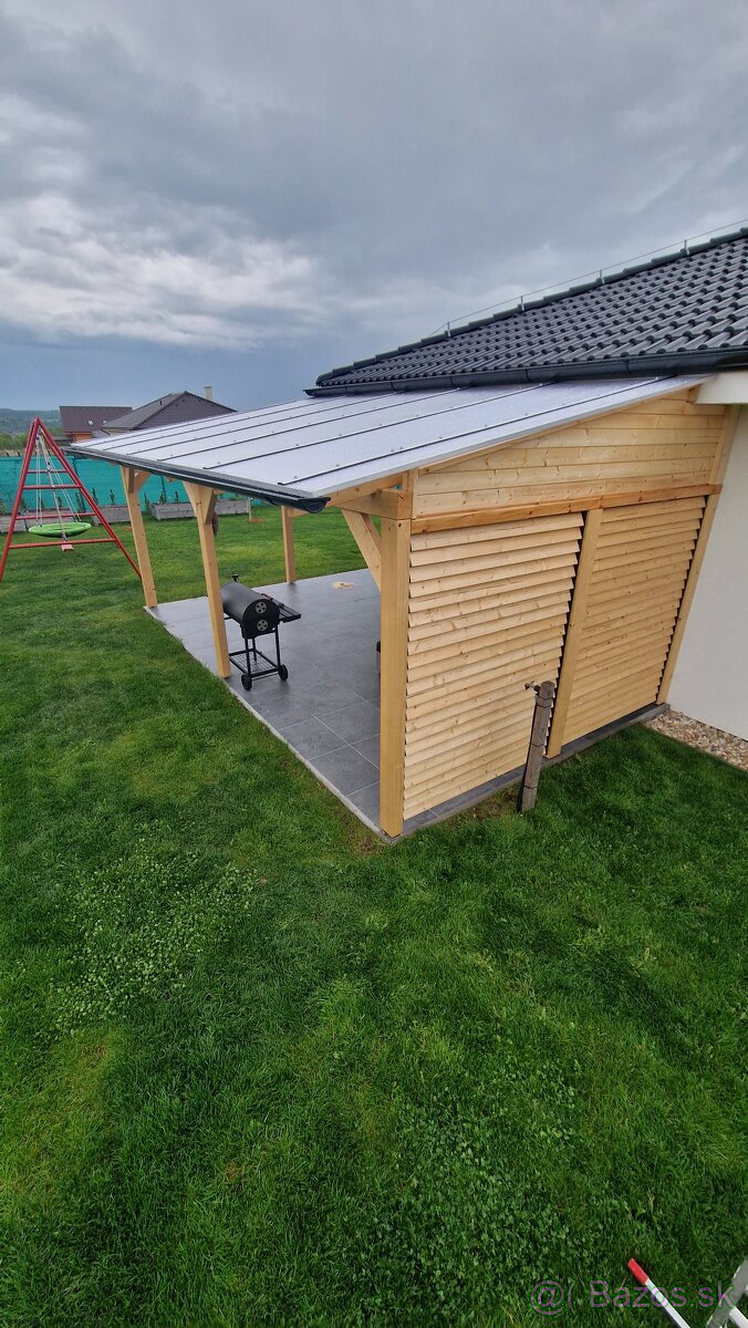 Pristrešok, altánok, pergola - 9