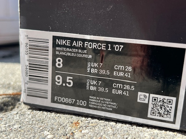 NIKE AIR FORCE - 9