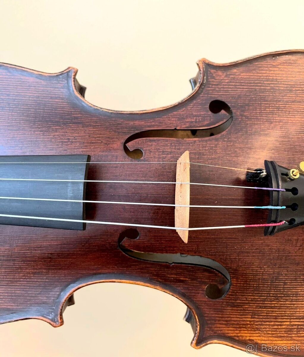 husle 4/4 model Stradivari ( cherry oil) - 9