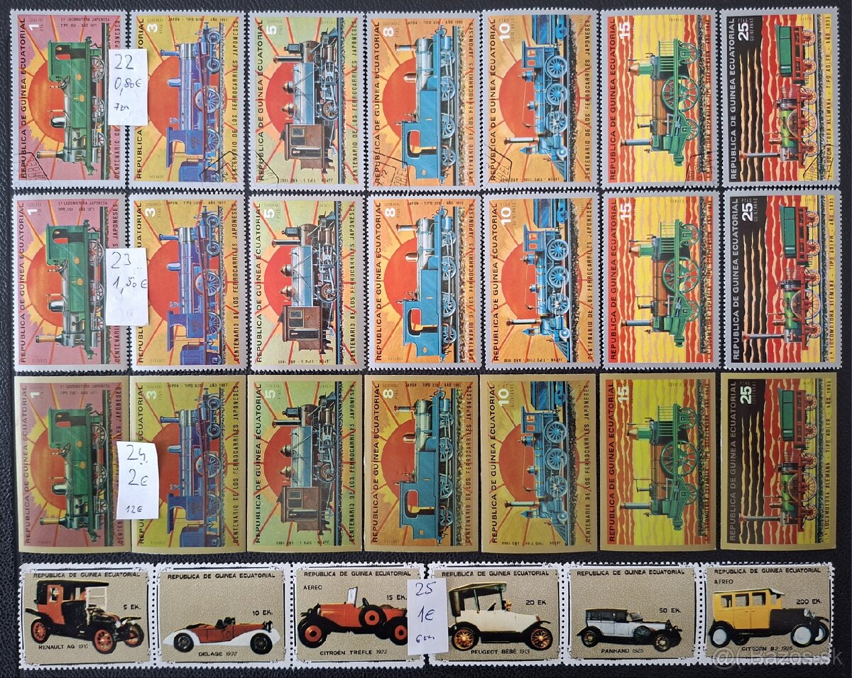 Postove znamky Mix 7 (66poloziek) - 9