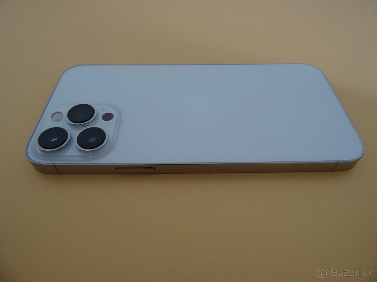 iPhone 13 PRO MAX 256GB SILVER- ZÁRUKA 1 ROK - 100% BATERIA - 9