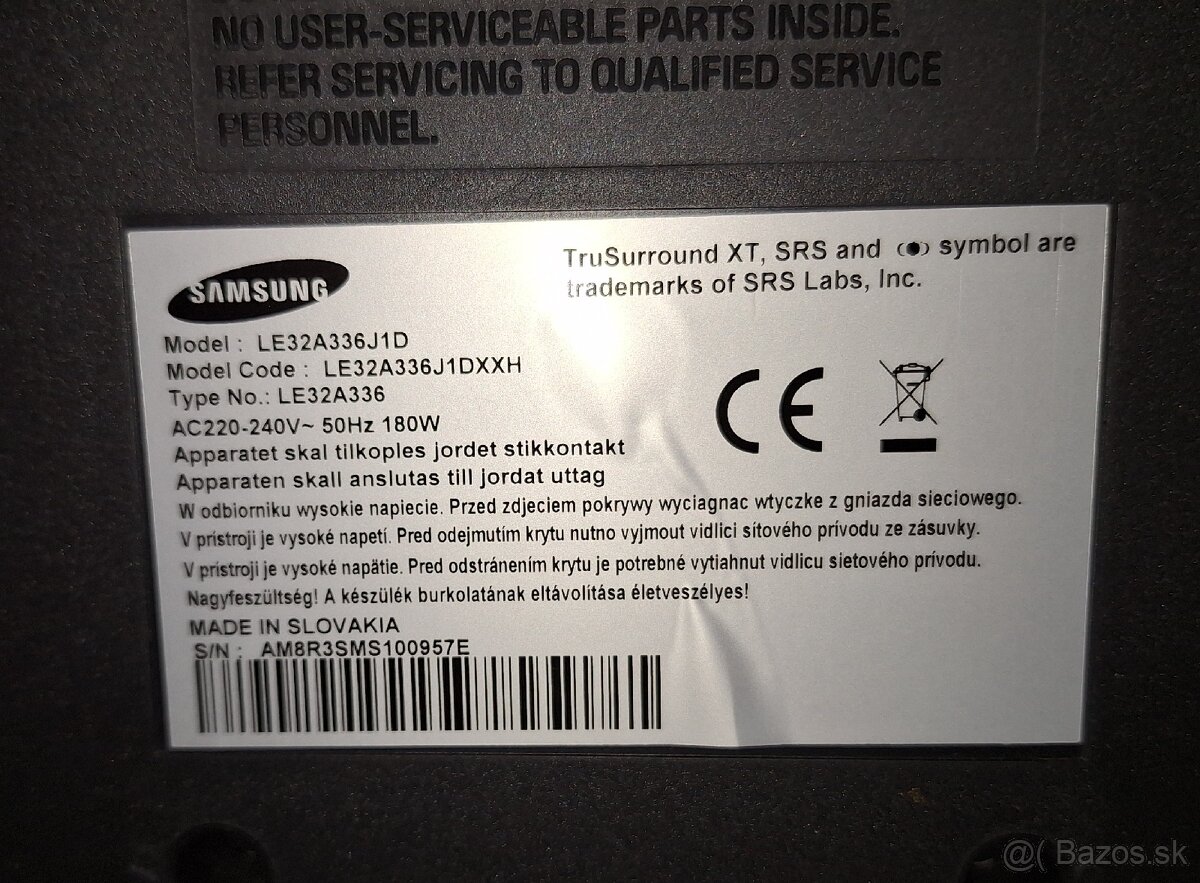 Predám LCD TV Samsung LE32A336J1D - 9