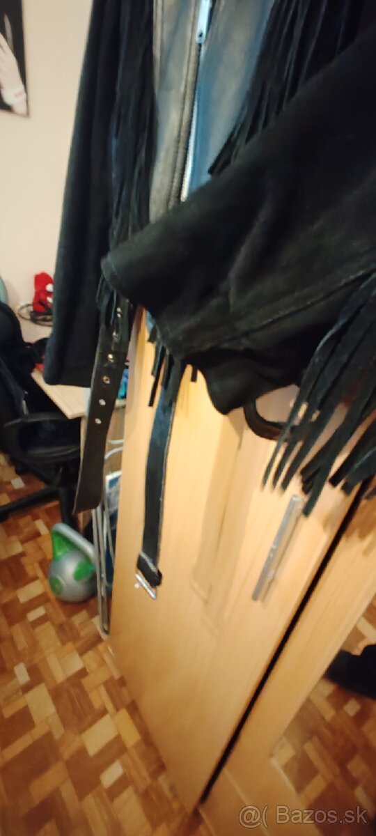 Pansky kožený kabát - 9