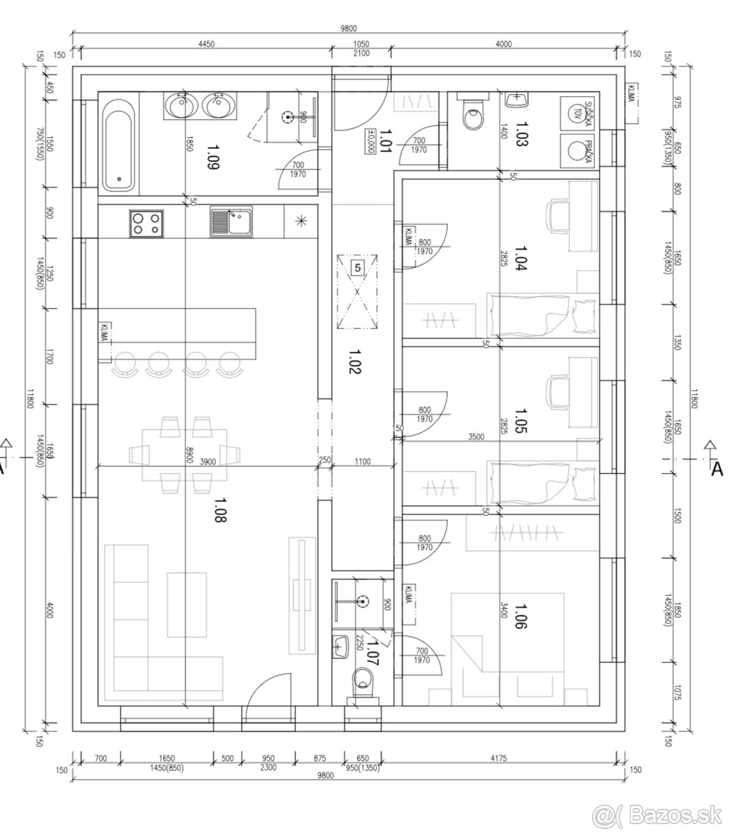 Novostavba - 4izbový Bungalov - 9