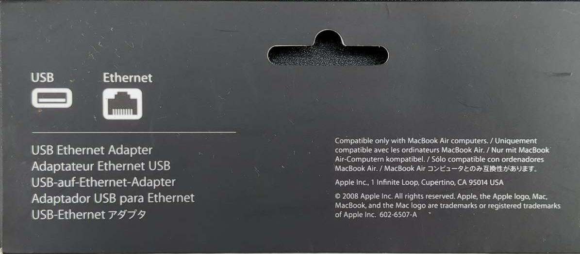 Apple USB Ethernet Adapter, nový - 9