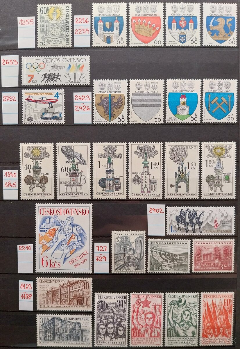 Známky ČSR – 4 - 9