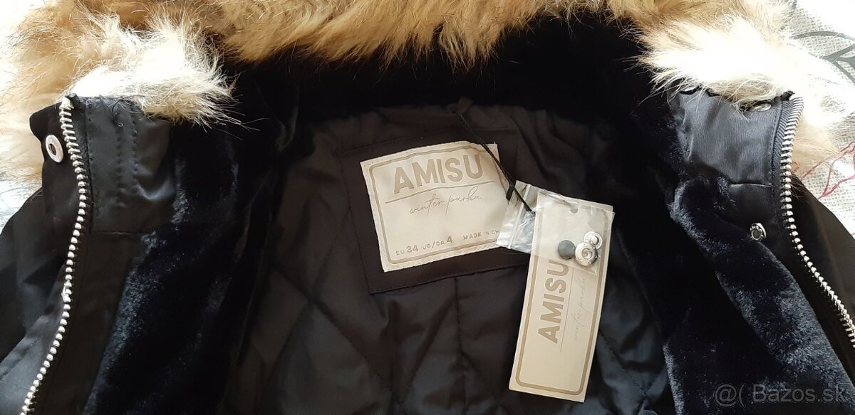 Kvalitná dlhá parka Amisu 34 / Nová - 9