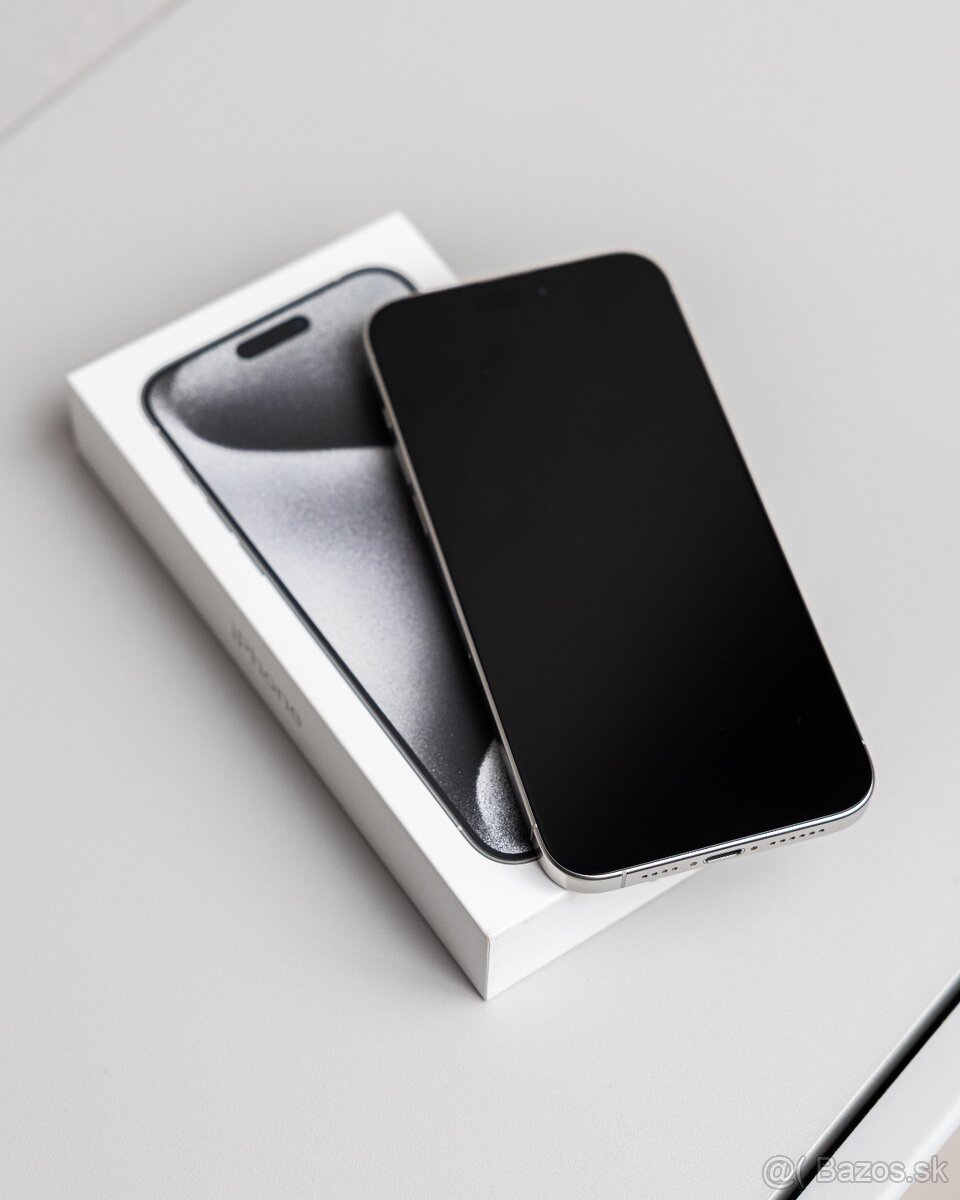 Apple iPhone 15 pro max 512gb white titanium - 9