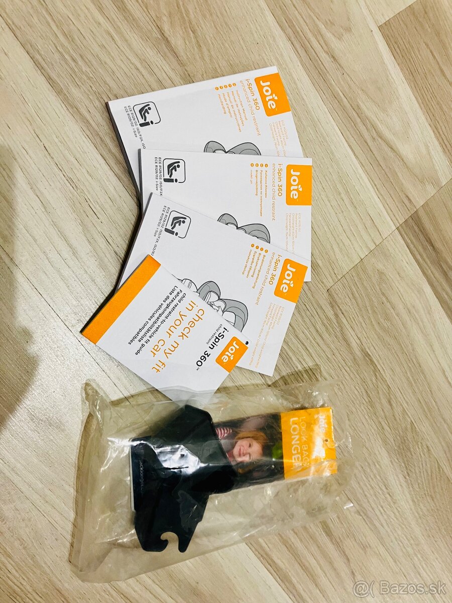 Autosedačka Joie i spin 360 ISOFIX (0 do 4 rokov) - čierna - 9