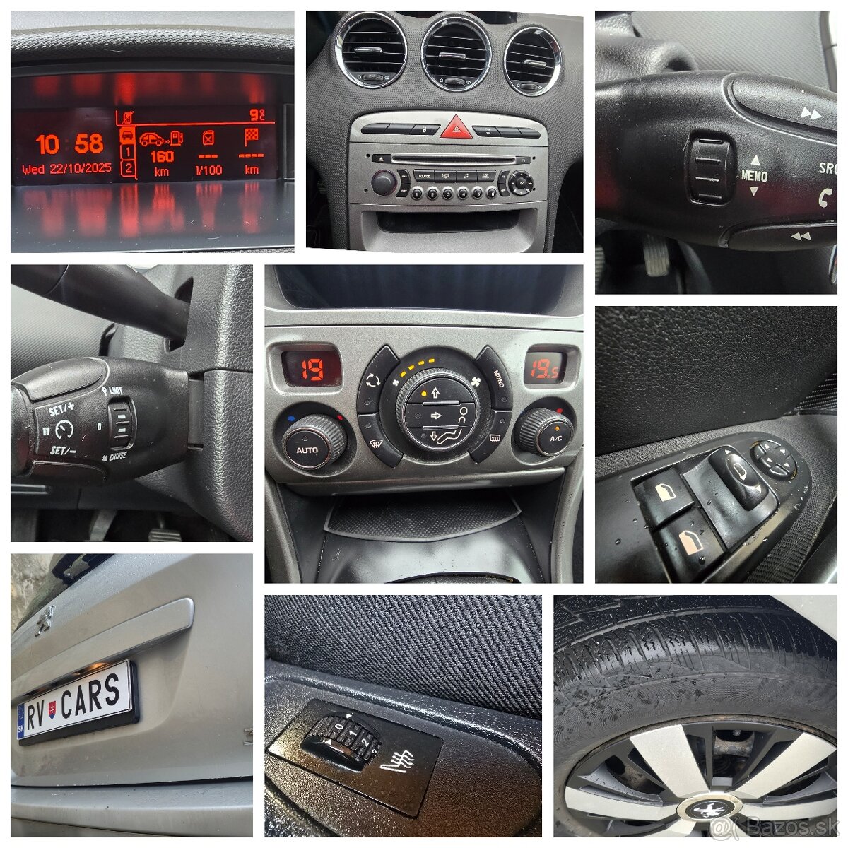 Peugeot 308sw 1.6hdi 68kw-kúpené na Slovensku-2013 - 9