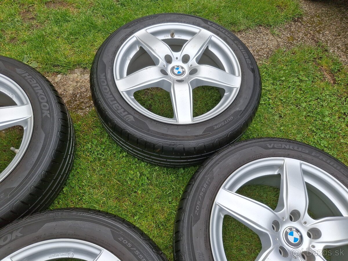 17" ALU 5x112 BMW + TPMS+ letné 205/55 r17 8mm TOP - 9