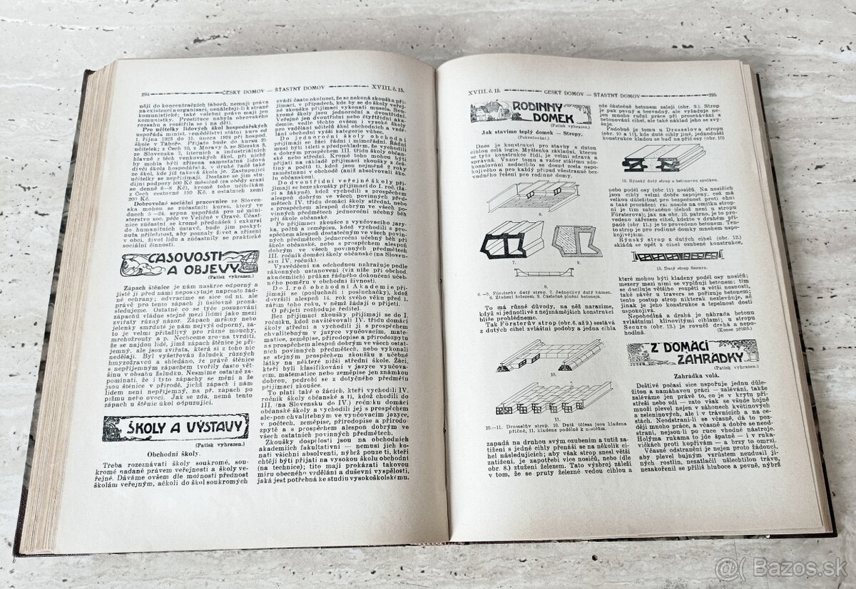 Časopisy Šťastný domov, dva kompletní ročníky 1923 a 1924 - 9