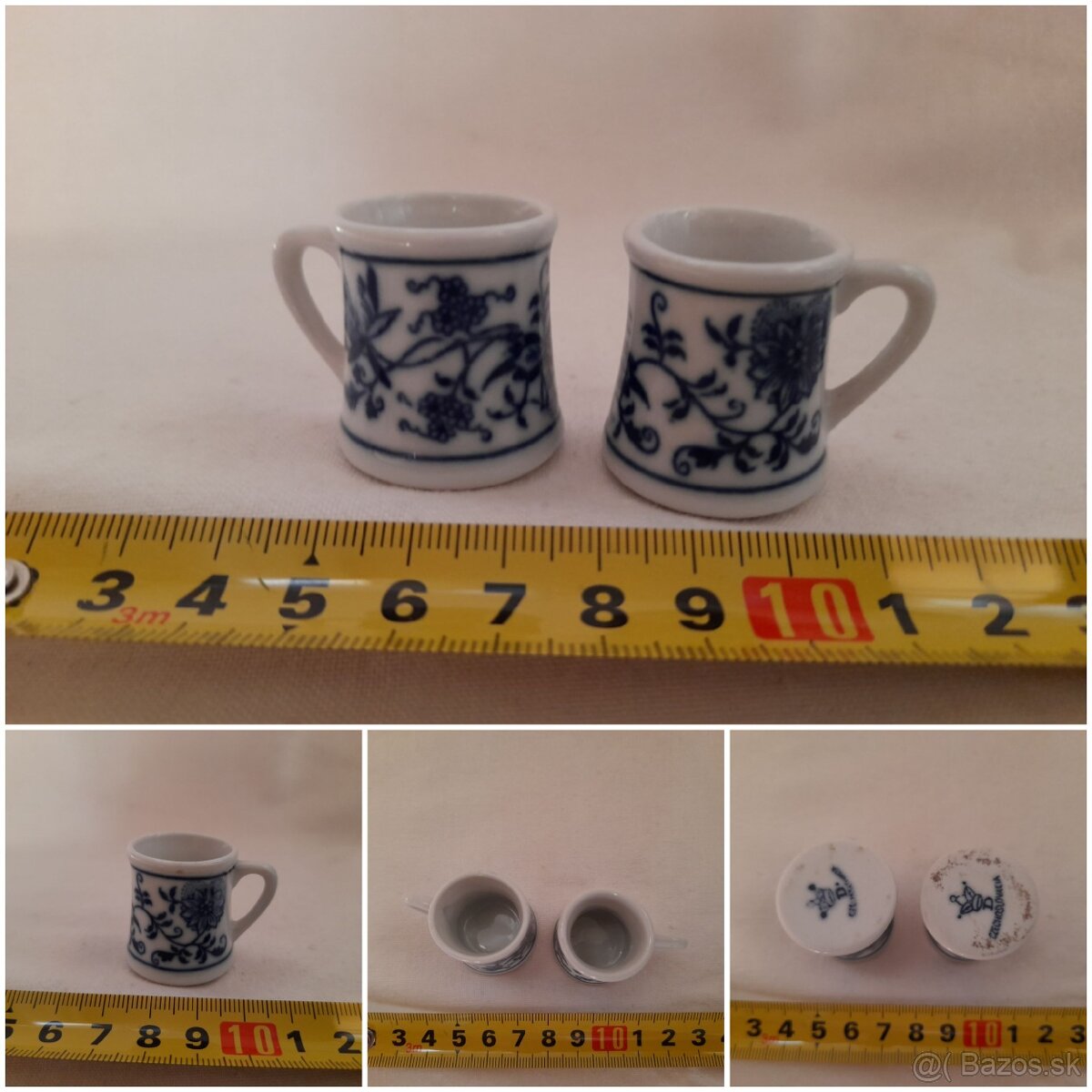 Cibulák MINIATÚRY krhla, likérová,jedálenská, čajová súprava - 9