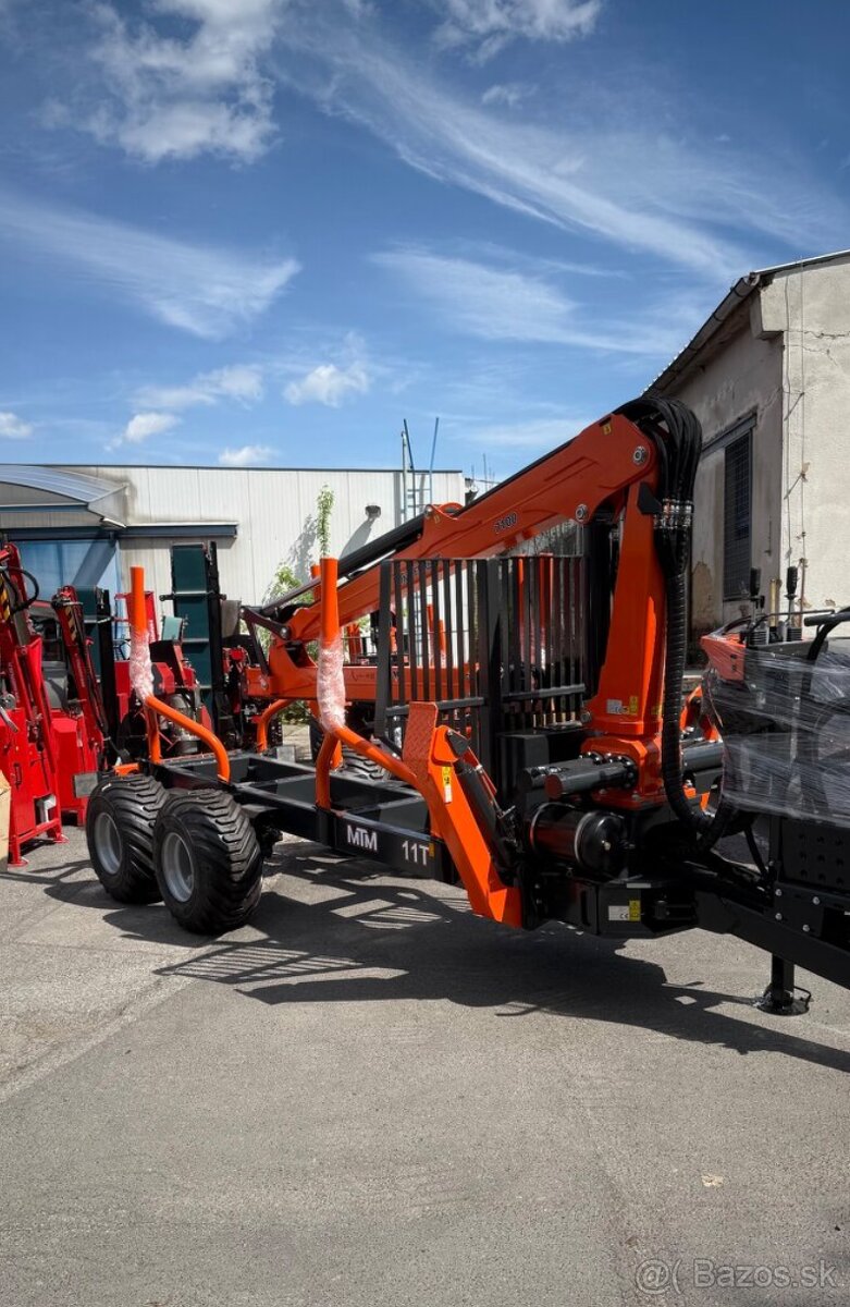 Vyvažecí vlek vyvažečka, vývozka MTM 10T Ruka 6.6m - 9