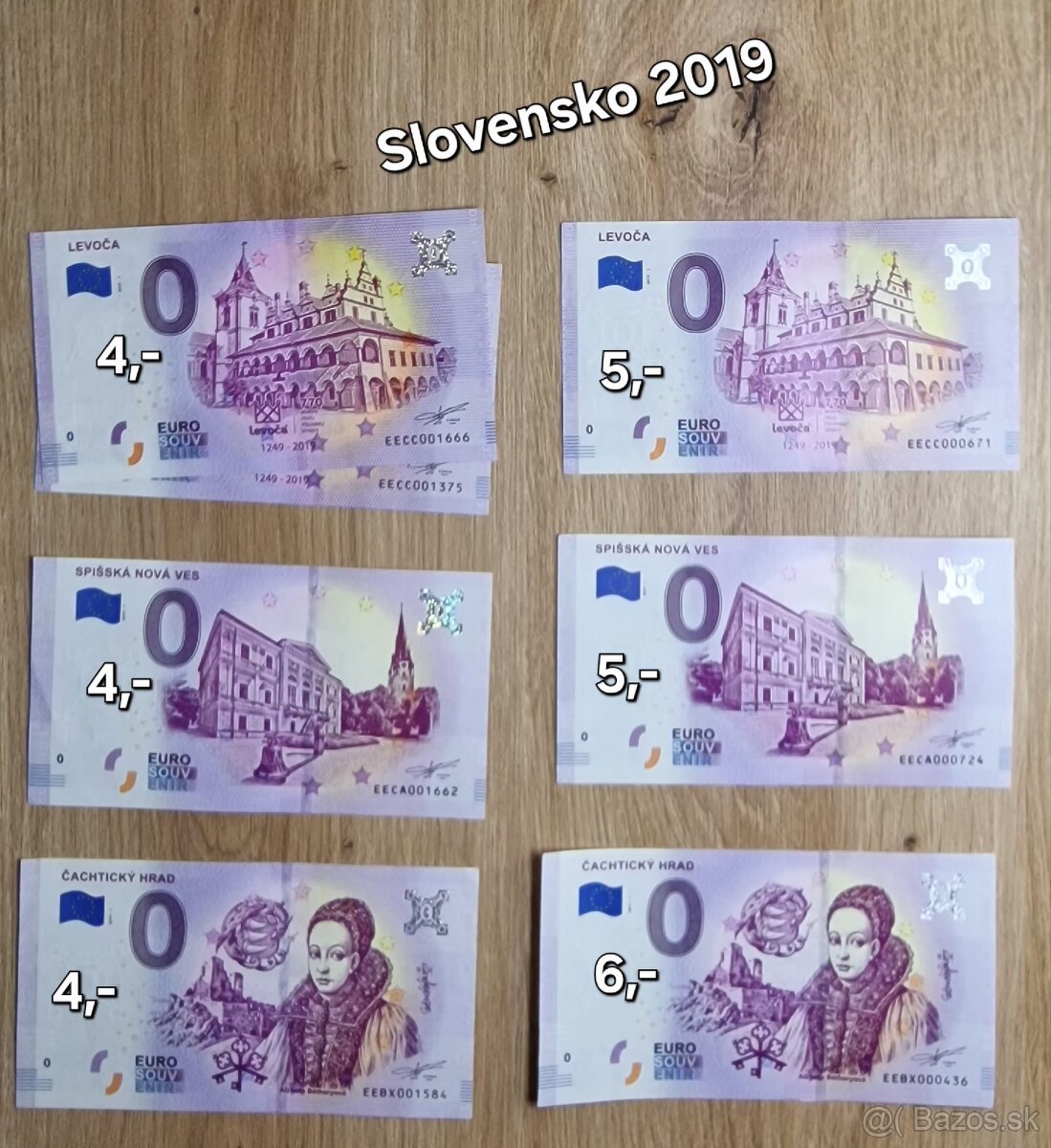 Na predaj - 0 Eurosuvenírové bankovky rôznych štátov sveta. - 9