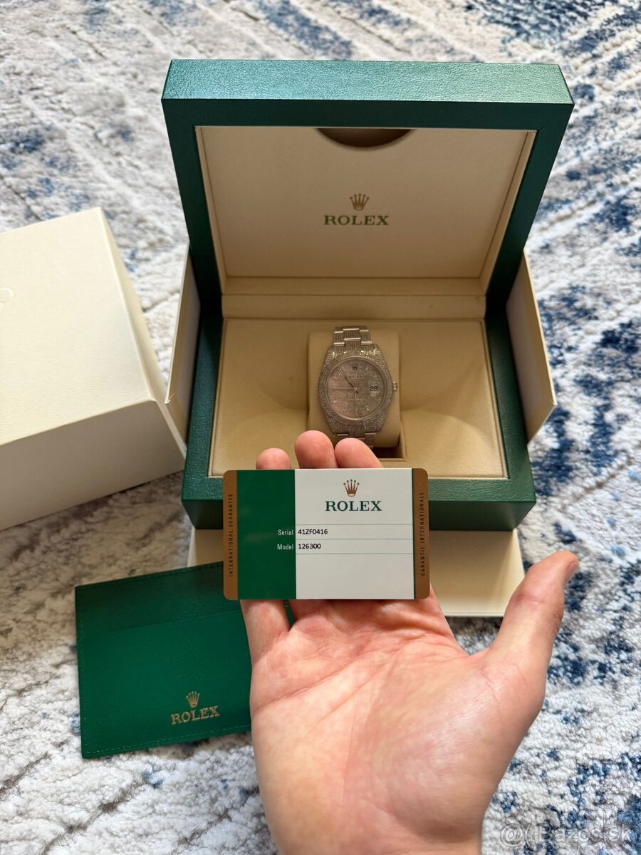 Rolex Datejust Oyster Full Iced Out - 9