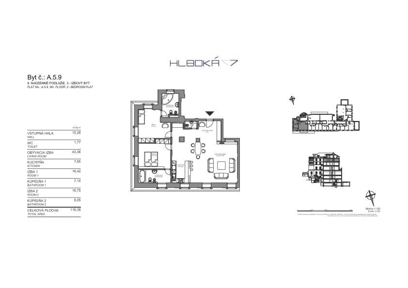 BABONY TRE | A5.9 Rezidenčný nadštandardný byt na ul. Hlboká - 9