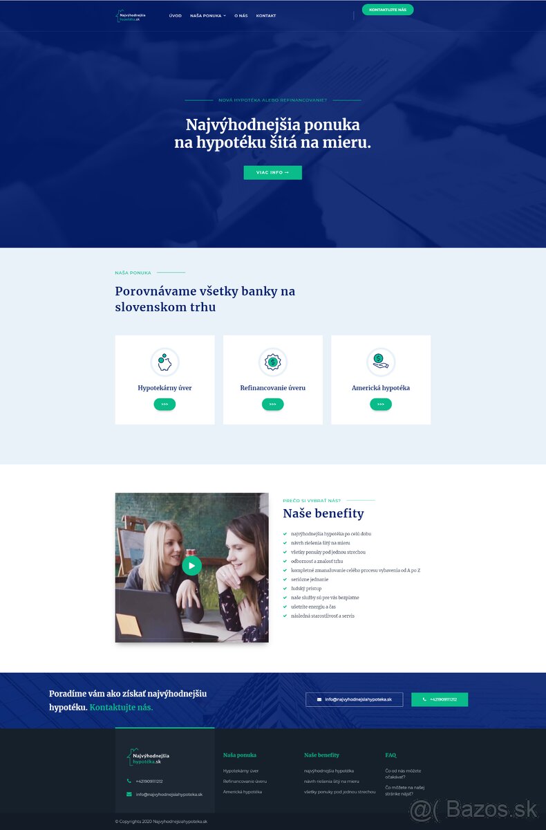 Vytvorím profesionálny web už od 249 € - 9