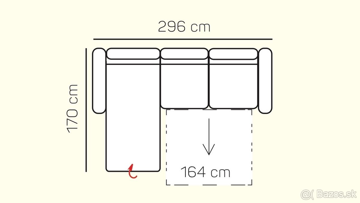 Phase Madrid sedačka s posteľou - 9