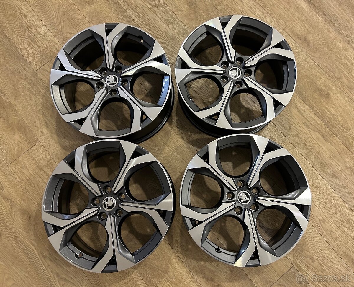 Originální alu kolesa R19 Škoda Octavia RS - 9