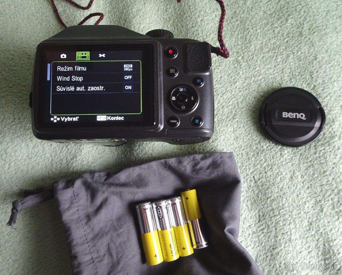 Predám digitálny superzoom BENG GH65X na 4 tuž. batérie - 9