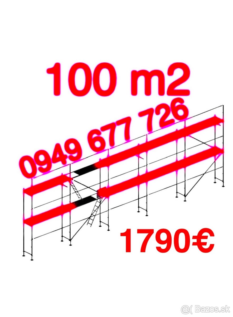 Predám LEŠENIE • FASÁDNE LEŠENIE PLETTAC NOVÉ - 9