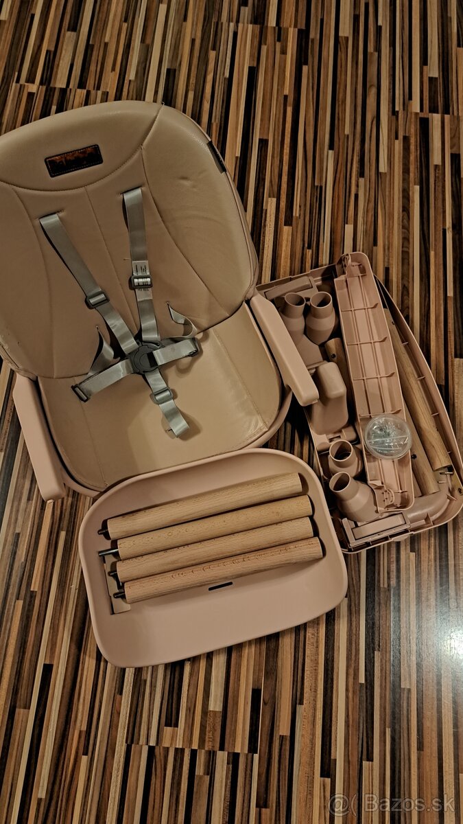 detská jedálenská stolicka ružová - 9