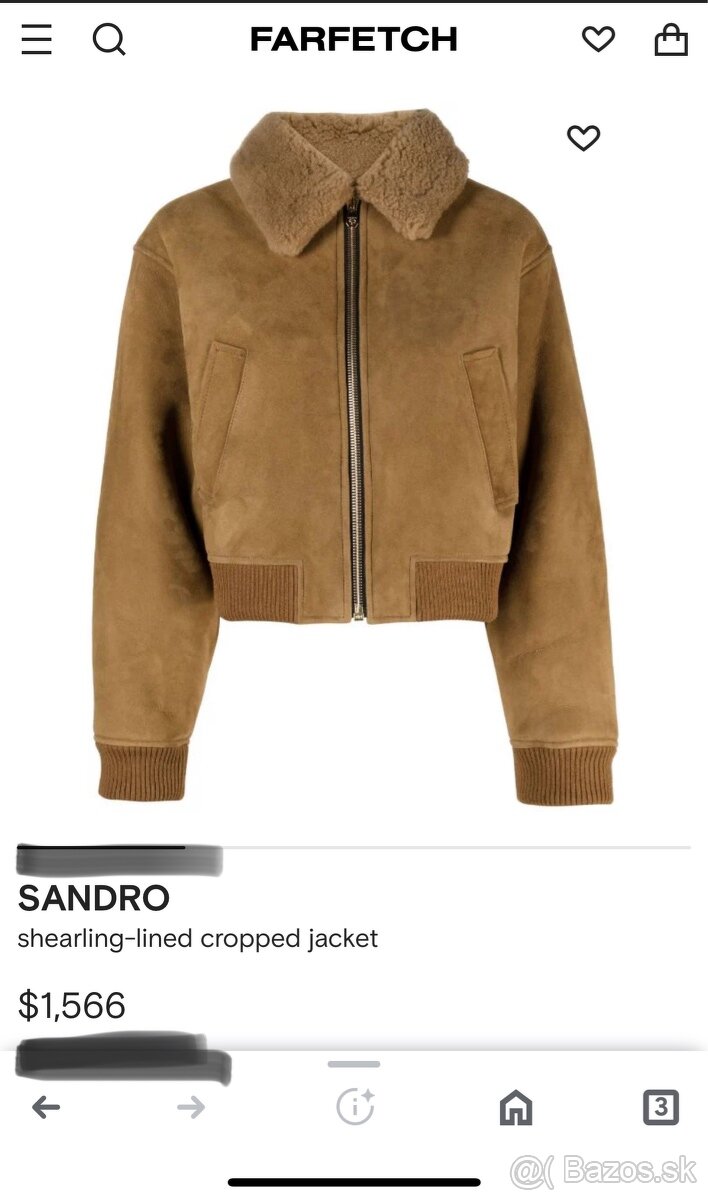 Sandro kabát - bunda dámske - 9