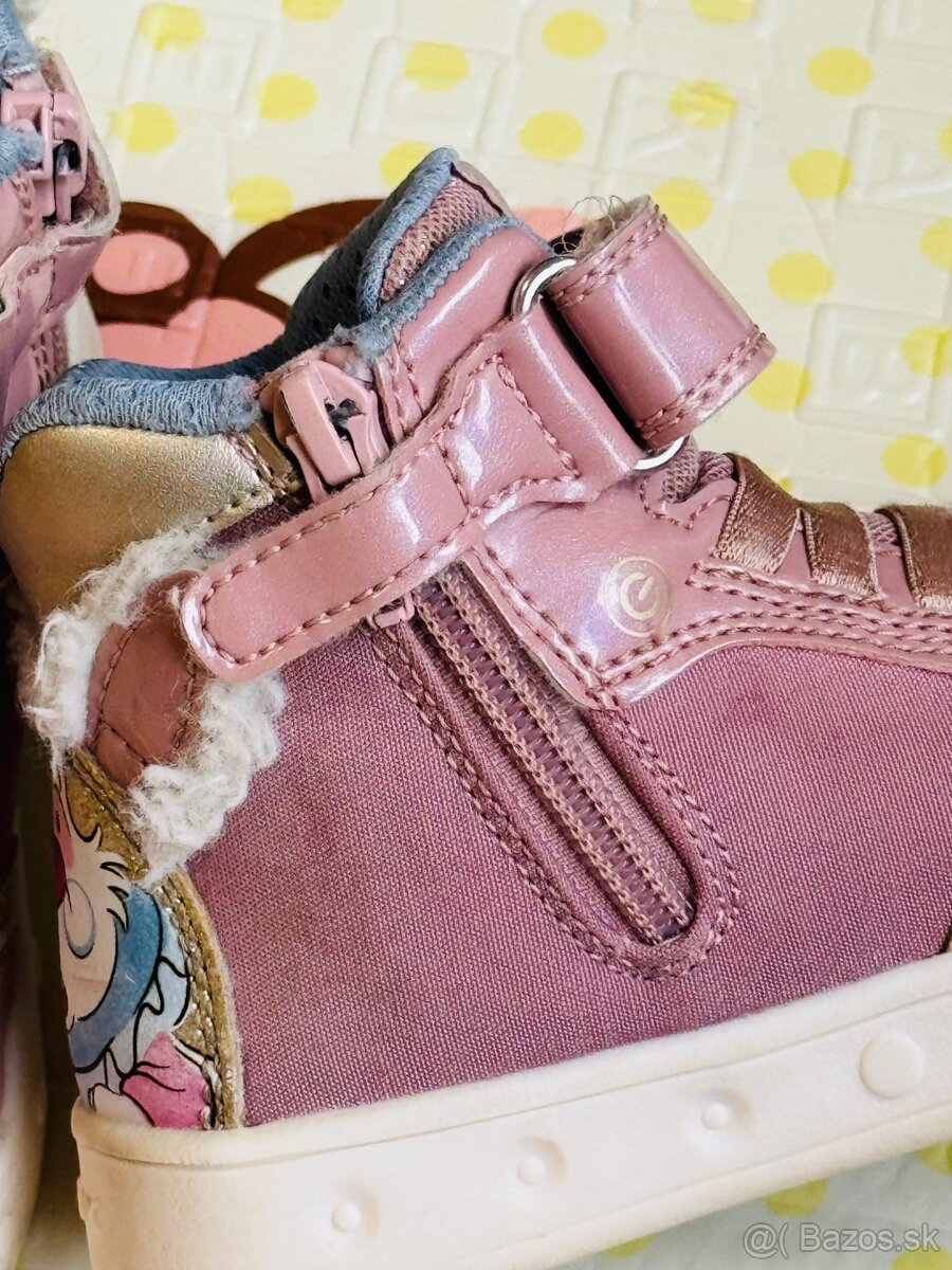 Svietiace Geox tenisky, v. 26, VD: 16,4 cm - 9