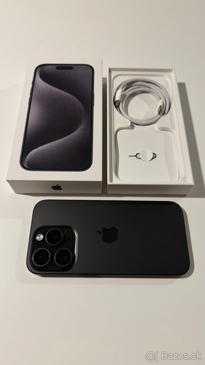 iPhone 15 pro Black Titanium 256GB Apple - 9
