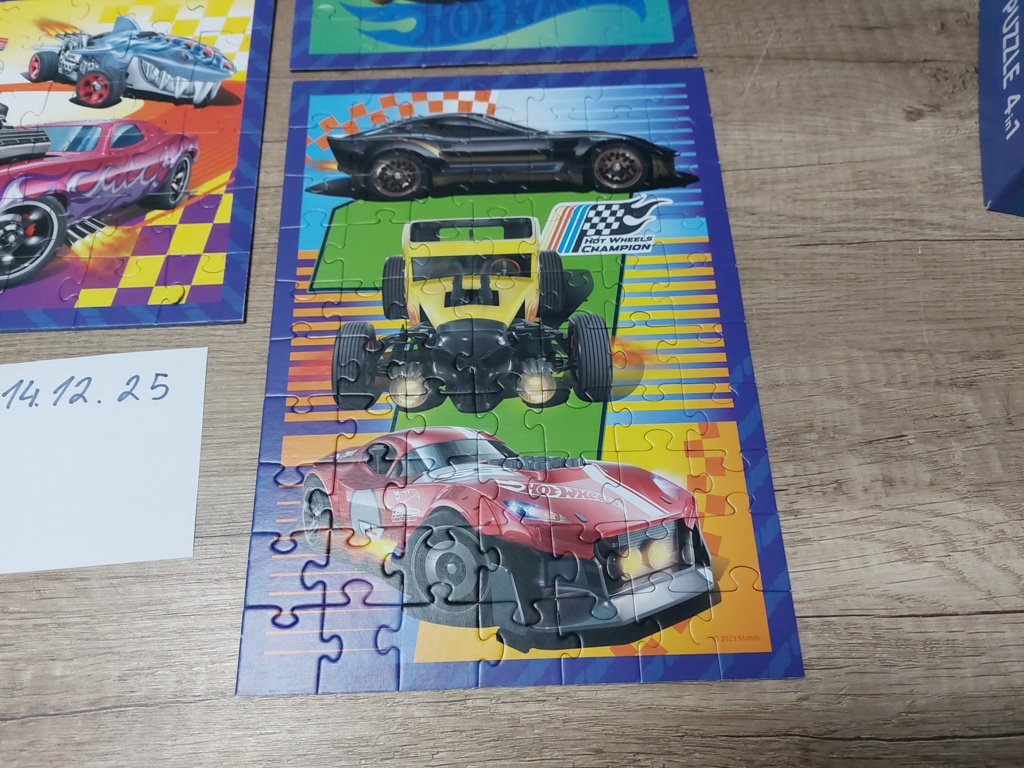 puzzle 4v1 Hotwheels / Spider man - 9