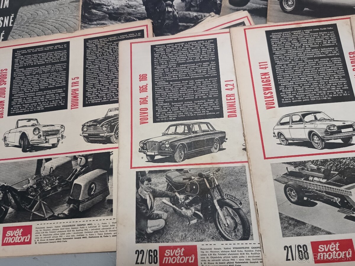 Svet motorú ročník 1968, 24 čísiel - 9