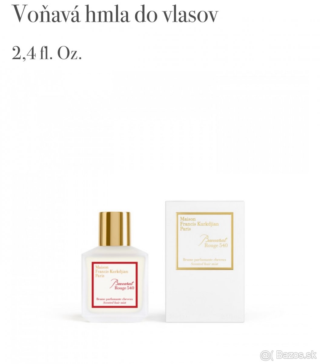 Baccarat Rouge 540 Maison Kurdikjan - 9