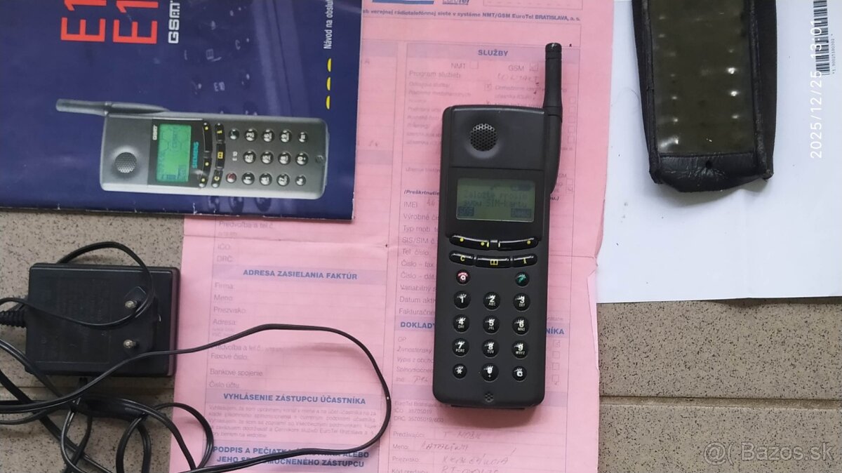 Predám zachovalý retro mobil SIEMENS E10 - 9