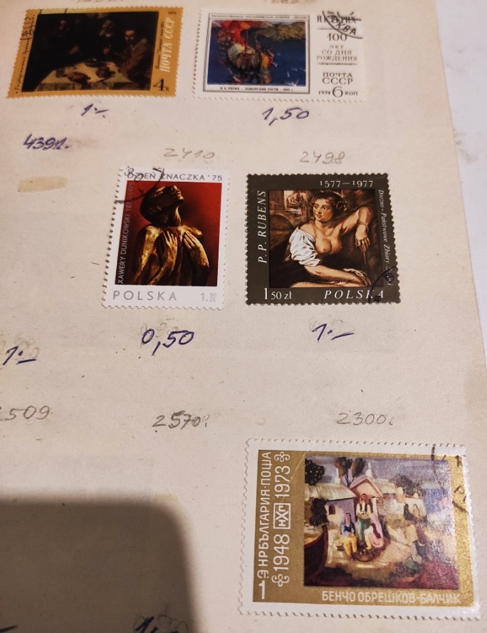 Umenie na známkach - 9