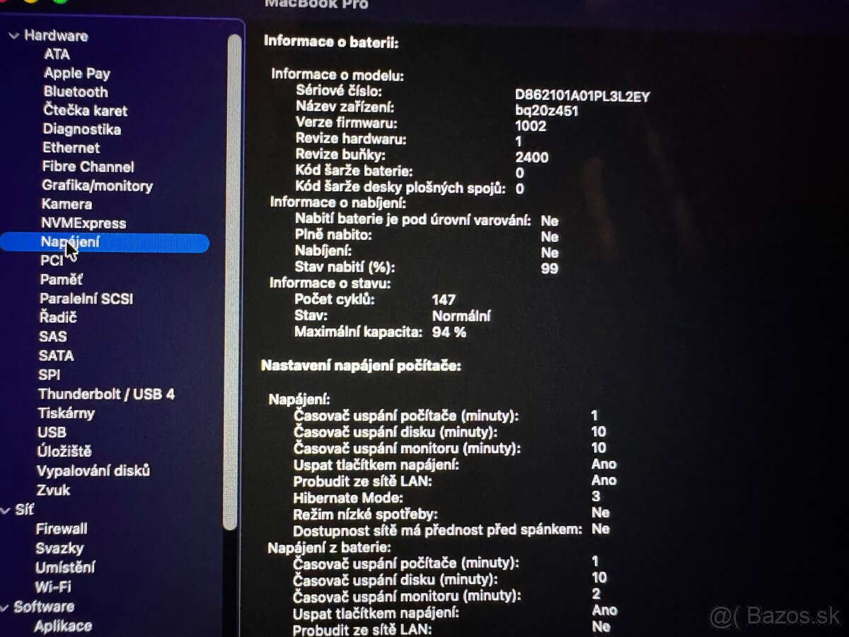 MacBook Pro 13 M1 8/256 GB, 94% baterie, TOP STAV - 9