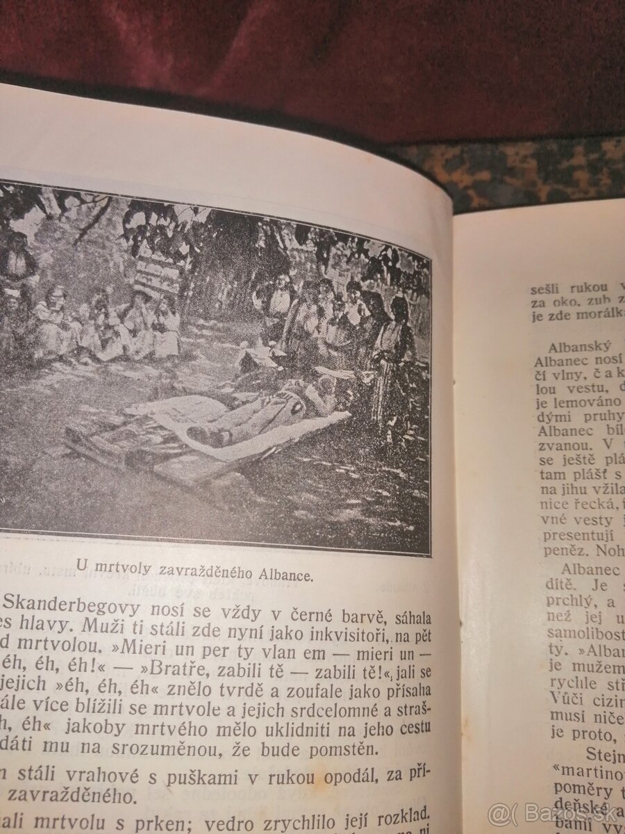 Stará kniha Valka na Balkáne Škatuľa Praha 1913 - 9