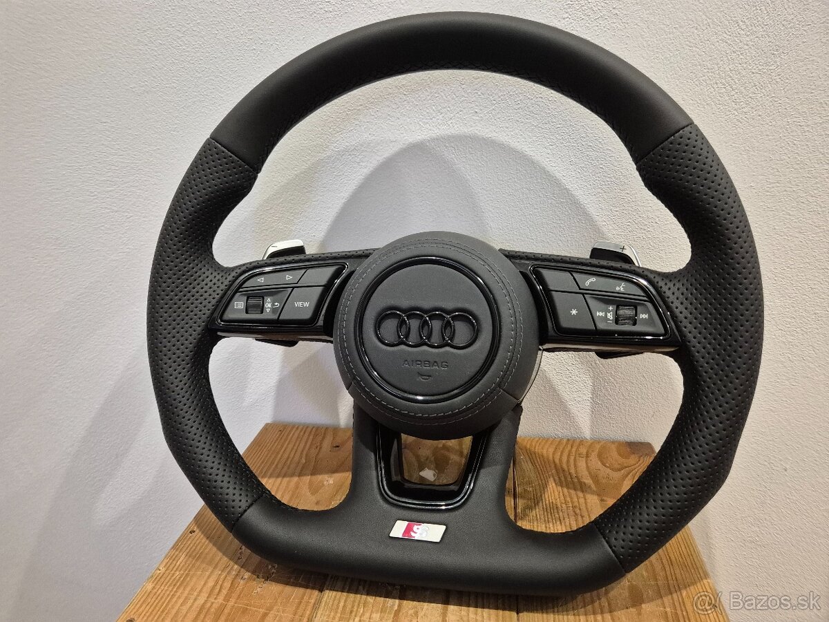 AUDI SLINE VOLANT MULTIFUNKCNY S PÁDLAMI A3 A4 A5 A6 Q5 Q7 - 9